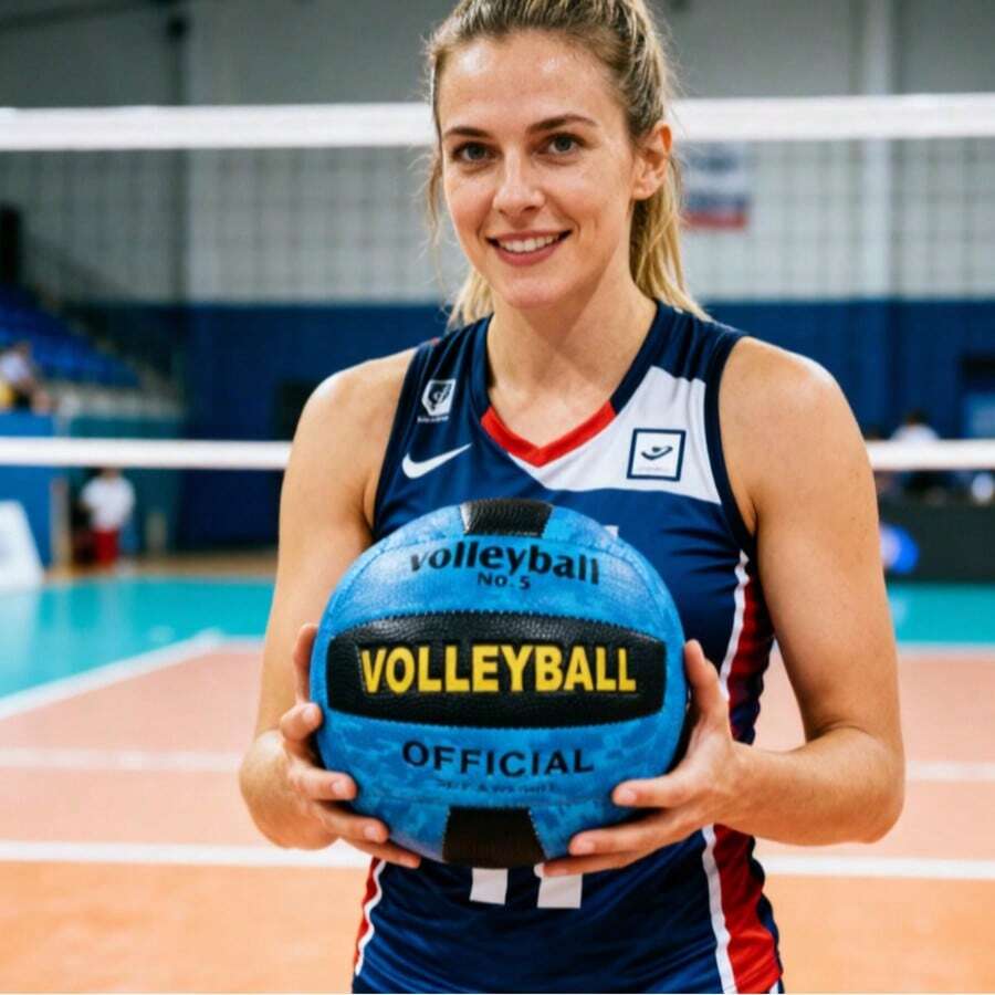 1 pieza voleibol,deport, 21cm Entretenimiento y fitness, clases de educación física, competición deportiva de voleibol. - Multicolor - Ver 1