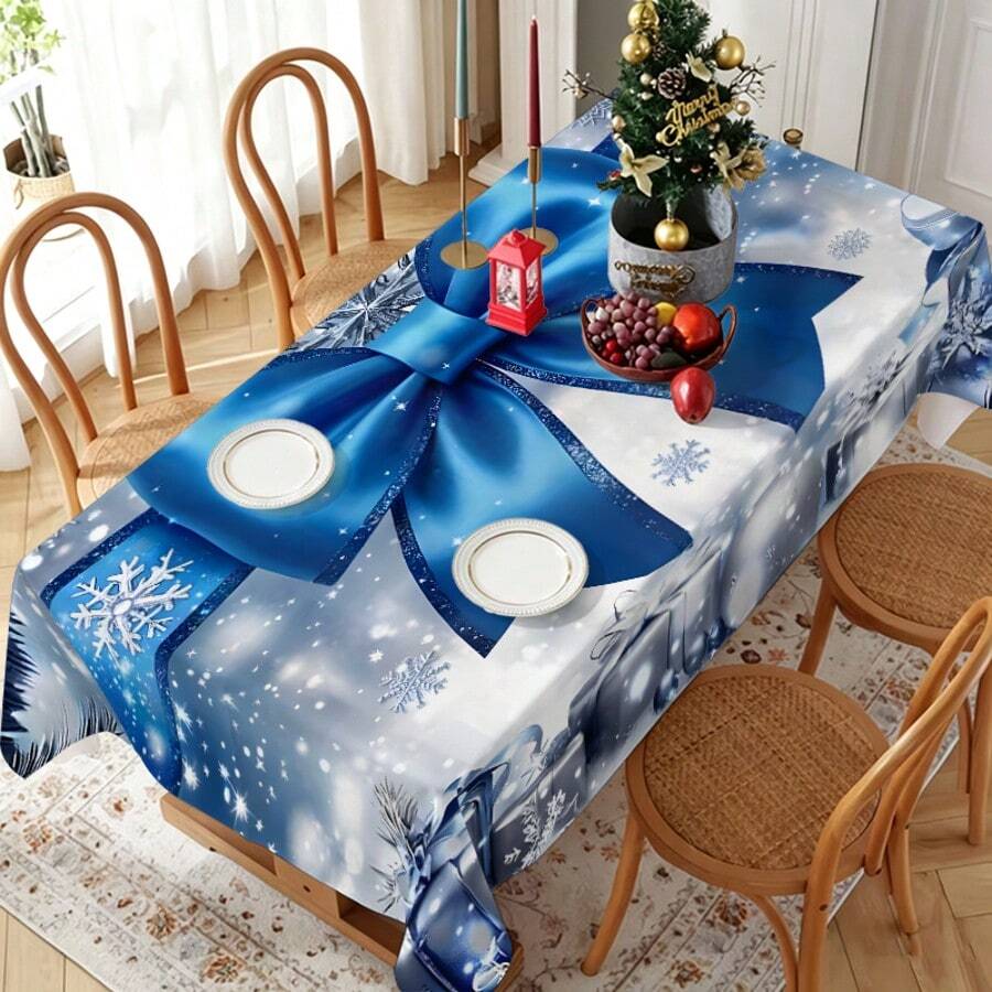 1pc 2D 3D Black White Gold Crystal Diamond Rectangular Tablecloth, Light Luxury Grey Background Embossed Floral Gold Branch Leaf Tablecloth, Durable And Machine Washable, Modern Light Luxury Home, Wedding Banquet, Restaurant Dining Table Decor Tablecloth - Multicolor - View 1