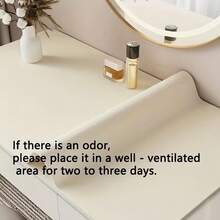 1pc Large PU Leather Desk Mat, Waterproof & Stain-Resistant Keyboard Pad, Minimalist Solid Color Computer Pad, Suitable For Office, Desk Or Dining Table, Easy To Clean, Available In Multiple Colors: Pink, Grey, Black - View 12