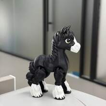 3D列印小馬玩具，創意手指互動迷你遊戲玩具，便攜式辦公娛樂裝飾品，適合萬聖節、聖誕節與感恩節裝飾，返校季理想禮物 - 彩色 - 查看 10