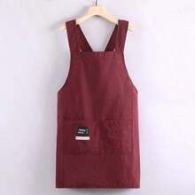 1pc Apron, 4 Colors Available, Comfortable To Wear & Easy To Clean, Suitable For Cooking, Painting, Flower Arrangement, Office Work And Daily Household Use - Multicolor - View 19