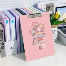 Papan Klip Akrilik Kartun Lucu Ukuran A4, Papan Tulis Motif Bunga, Kupu-kupu, dan Hewan, Map Dokumen Kantor Siswa untuk Kembali ke Sekolah - MultiWarna - View 2