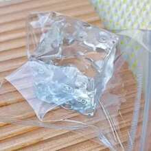 1pc Random Color Transparent Honey Squeeze Cheese Stress Relief Toy, Soft Touch, Slow Rebound, Soft And Chewy Texture, Perfect For Holidays, Birthday Gifts, Halloween, Thanksgiving, Christmas, Labor Day, Back To School, Party Gifts Squishy, Crunchy Squish, Crunchy Butter Squish, Squeeze, Slushy Ball, Squishy Stress Toy, Dumpling Squish, Toys For Women, School Supplies, Btsarmy - Multicolor - View 5
