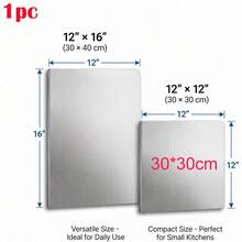 2026 Thickened & Oversized Heavy Duty Stainless Steel Cutting Board - Extra Large Thickened Cutting Board, Non-Slip Surface, Heavy Duty Structure, Suitable For Kitchen, Baking, Meat, Vegetables, Cookware, Food Enthusiasts - View 12