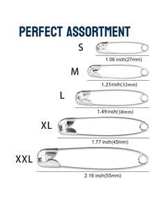 50pcs Rust-Proof Silver Needles, Multiple Sizes, Includes 5 Different Sizes, Suitable For DIY Crafts And Sewing Accessories, Made Of Strong Nickel-Plated Steel, Sharp Edges, Ideal For Art And Handmade Crafts - Multiple Styles - View 9
