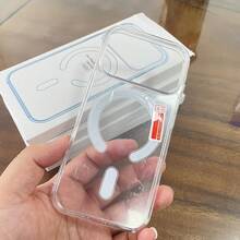 CteGlodrix Phone Case: Acrylic Magnetic Transparent Protective Case For 18Pro Max, Compatible With Apple 11/12/13/14/15/16/17 & Pro/Pro Max, High-Definition Crystal Clear Phone Shell - Clear - View 5