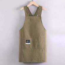 1pc Apron, 4 Colors Available, Comfortable To Wear & Easy To Clean, Suitable For Cooking, Painting, Flower Arrangement, Office Work And Daily Household Use - Multicolor - View 14