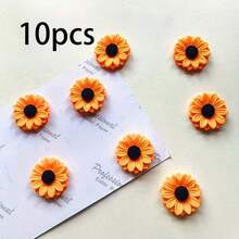 1/3/5/8/10/14/20pcs Fun Sunflower Shaped Resin Fridge Magnets, Perfect For Decorating Kitchen Refrigerator, Suitable For Kitchen, Living Room, Office And Bulletin Board, Also Can Be Used As Holiday Gift - Yellow - View 13