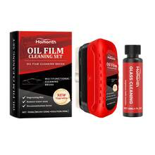 Kit Homonth para Eliminar la Película de Aceite del Vidrio del Auto, Cepillo de Limpieza Impermeable para Eliminar Manchas en el Vidrio de la Ventana del Auto - 1 - Ver 1