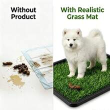 Artificial Grass Dog Pee Pad, Indoor/Outdoor Universal Dog Pee Mat, Simulated Grass Dog Pee Pad - View 7