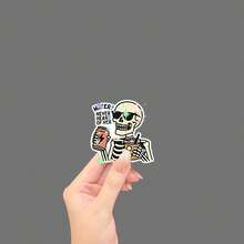 Water? Never Heard Of Her Skeleton Sticker -Water Bottle Sticker, Funny Stickers, Cute Stickers, Laptop Sticker, Stickers, Sticker For Laptop - Star Film - View 11
