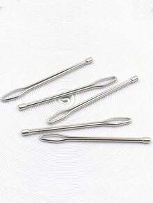 Alat Bantu Memasukkan Tali Karet Elastis Kepala Bulat Ujung Tertutup, Alat Jahit DIY Klip Karet Elastis, Alat Bantu Memasukkan Tali Pinggang, Alat Memasukkan Tali, Alat Bantu Memasukkan Tali yang Dapat Dibengkokkan, Alat Bantu Serbaguna untuk Tali Pinggang Karet Elastis dan Anyaman, Alat Bantu Memasukkan Tali Lubang Kancing Pegas - A - View 6