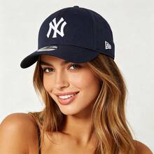 New Era New York Yankees MLB Adjustable Baseball Cap 100% Cotton - Navy Blue 13784822 - Blue - View 3