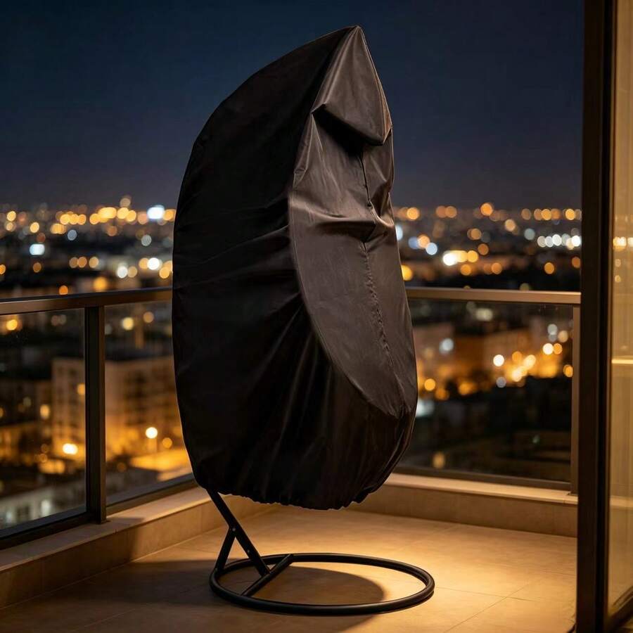 Weather-Resistant Egg Chair Cover, Outdoor Garden Terrace Hanging Swing Egg Chair Protective Cover, Furniture Cover - Dustproof Eggshell Rain Cover - View 1
