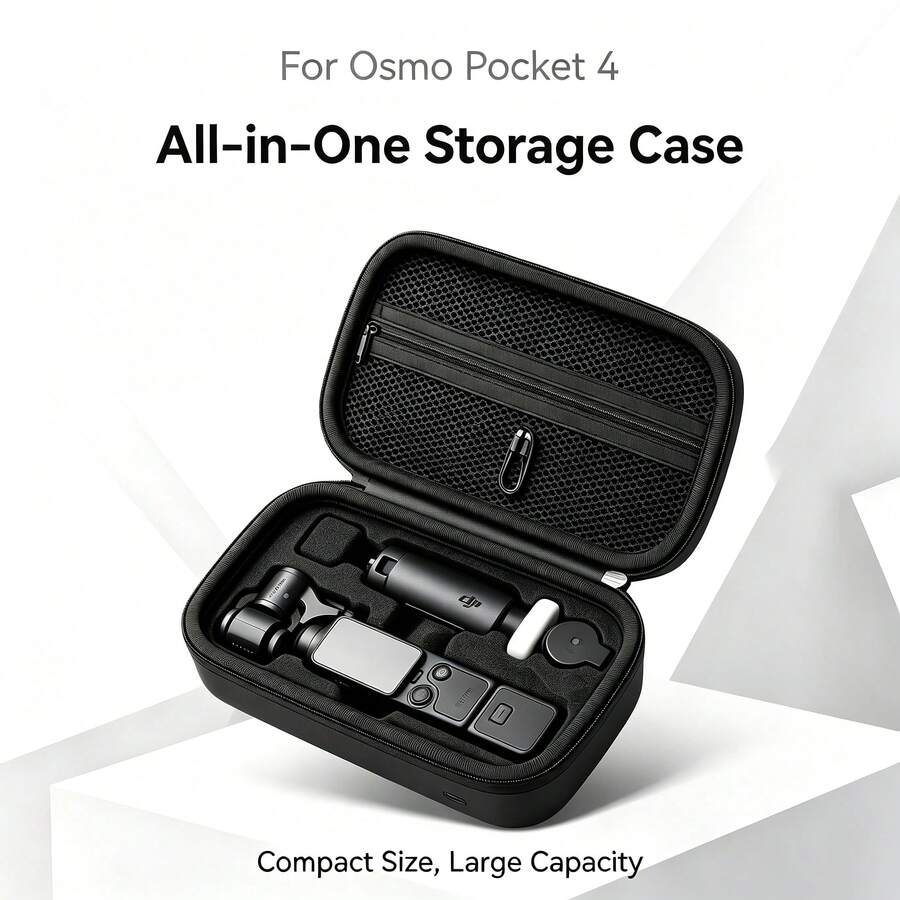 Osmo Pocket 4 / Pocket 3 手持雲台相機硬殼收納攜行包,防震、耐壓、防潮、防水,便攜旅行包,可容納整台相機與配件,適合戶外拍攝 - 查看 1