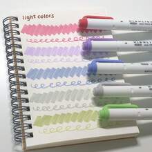 1 Set/5 Pcs 15/Pc Dual-Tip Dual-Use Fluorescent Markers, Soft Color Fluorescent Pens For Back To School Season, Suitable For Coloring, Underlining, Highlighting, Thick And Thin Tips - Set (5 Pieces) - View 19
