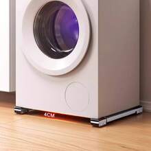 1pc Heavy Duty 12/24 Wheel Appliance Moving Stand, Adjustable Non-Slip Base For Refrigerator, Washing Machine, Furniture And Other Heavy Items - A - View 4
