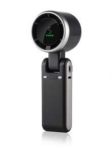 AOYI Portable High-Speed Turbo Fan, Foldable Handheld Fan, 800mAh Rechargeable Battery, 5-Speed Wind, Strong Breeze For Summer Travel, Beach, Vacation, Commute, Outdoor, Camping, Picnic, Fishing, LED Display, Includes Random Lanyard - Handheld - View 13