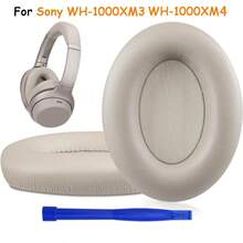 Replacement Earpads , Protein Leather Cushion Pad Repair Parts For S*Ny WH-1000XM3 WH-1000XM4 Over-Ear Headphones - View 1