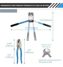 Pinzas De Presión Hexagonal + Cortador De Cables +60 Bornes - A - Ver 7