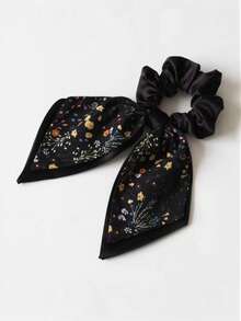 French Style Ribbon Hair Tie, High-End Bow Scrunchie, Elegant Ponytail Hair Rope, Women's Summer Hair Accessory - Multicolor - View 4