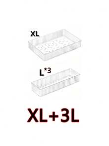 1/4/7/8/9pcs Drawer/Desktop Cosmetic Storage Box, Transparent Cosmetic Storage Drawer, Suitable For Vanity, Includes 4 Different Sizes Of Plastic Boxes, Classified Storage Container, Cosmetic Storage, Back To School Stationery Storage - Clear - View 11