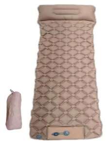 Extra Wide & Thick TPU Inflatable Sleeping Pad, Built-In Foot Pump, Diamond Pattern Moisture-Proof Single Air Mattress, Suitable For Outdoor Camping, Tent, Picnic, Travel (Style/Color Randomly Shipped) - Multicolor - View 6