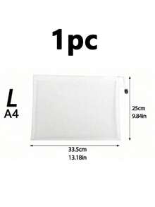 1/5pcs A4/A5/A6 Mesh Zipper Bag Document Folder, Waterproof Zipper File Folder For School/Office Supplies, Reusable Large Zipper Pouch For Organizing Classroom, Board Games, Puzzles, Stationery, Toys, Invoices, Documents, Travel, Clothes, Tools, Brushes, Pencils, Cosmetics, Financial Seals, Etc. Bag For School School Accessories School Stuff - Multicolor - View 11