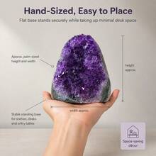 Natural Purple Crystal Clusters Are Suitable For Home Decoration In Daily Life, Offices, And Study Rooms.They Are Also A Great Gift For Friends And Family On Halloween, Valentine's Day, And Mother's Day.Style - 1500-1800g - View 8