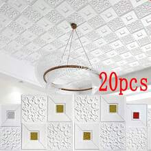 20件組新款高品質3D自黏壁紙，適合租屋處，防水防潮，易於維護 - 太陽花20pcs - 查看 3