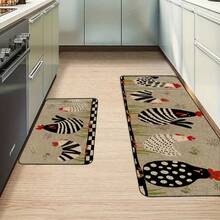 1pc Quick-Dry Country Style Kitchen Mat With 3D Animal Print - Ideal For Home Decor And Bathroom Floor - Camel - View 7