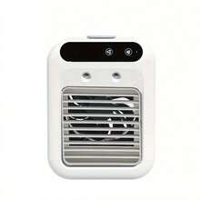 500ml Water Capacity Evaporative Air Cooler Fan, Quiet USB Rechargeable Small Fan, 9 Blades High Airflow, Battery Capacity: 1800mAh - Multicolor - View 12