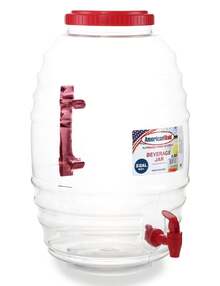 5 Gallon Vitrolero Red Beverage Dispenser - Red - View 1