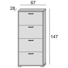 Dmora Shoe Cabinets - Marrón - Ver 3