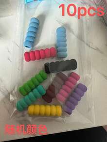 馬卡龍學生海綿手指握鉛筆套，防滑手指保護鉛筆套，防繭鉛筆握把 - A - 查看 7