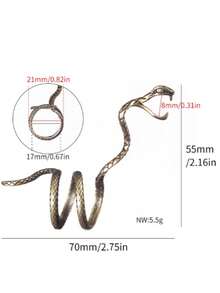 1PC Metal Serpentine Cigarette Holder, Snake-Shaped Cigarette Holder, An Excellent Choice For A Gift. - Multicolor - View 6