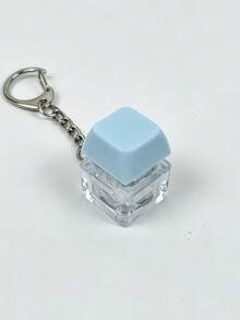 1pc Novelty Keyboard Cap Keychain - Colorful Clicky Desktop Toy, Stress Relief And Anxiety Reducer, Fun Office Decor, Unique Gift Choice - Multicolor - View 14