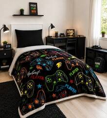 COBERDRON SHERPA DOUBLE-SIDED WARM KING SIZE - GAMER - 查看 1