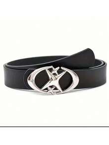 1pc Retro Y2K Style PU Leather Belt For Women, Suitable For S, Suits, And Daily Wear - Leopard Print Belt - View 14