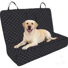 1pc Premium Dog & Cat Car Seat Cover, 100% Waterproof Bench Seat Protector, Scratch-Resistant, Non-Slip, Durable, Soft Pet Back Seat Cover For Cars, Trucks And SUVs, Back Seat Waterproof Dog Seat Cover, Protects Pet Fur And Mud, Washable, Compatible With Car Armrests - Black - View 10