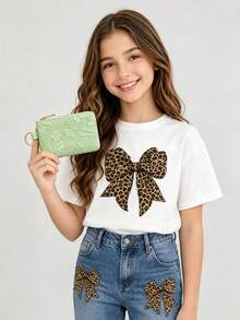 XD New Printed PU Leather Short Kids Wallet, High-End Design, Portable And Lightweight, Fashionable And Versatile, Suitable For Home And Outdoor Daily Use - Multicolor - View 1