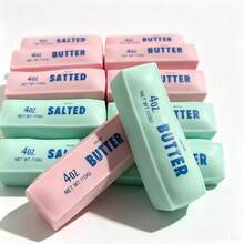 Butter Stick 活性 ASMR 紓壓捏捏玩具，專為遊戲愛好者設計的捏捏發洩玩具，精緻禮物，矽膠黏土捏捏玩具，生日禮物 - 彩色 - 查看 8