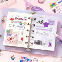 M5 Double-Sided Sticker Book, Salt-Style Ins Planner DIY Decorative Collage Stickers - 1 Set - View 10