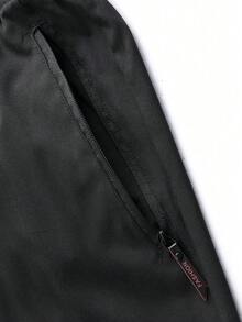 Women's Winter Sports Casual Fleece Lined Pants, Multi-Functional Warm Sports Leggings - Black - View 6