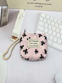 XD Dompet Koin Resleting Warna-warni dengan Pita, Tempat Perhiasan, Tempat Kartu Portabel dan Ringkas, Penutup Resleting untuk Menyimpan Koin, Anting, Kalung, dan Aksesoris Lainnya (12pcs/6pcs/3pcs/1pc) - MultiWarna - View 6