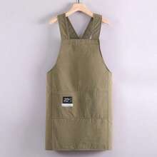 1pc Apron, 4 Colors Available, Comfortable To Wear & Easy To Clean, Suitable For Cooking, Painting, Flower Arrangement, Office Work And Daily Household Use - Multicolor - View 6