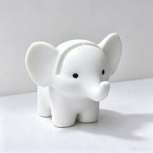 3D Printed Elephant Glasses Holder | Nap Companion, Marble Texture Animal Glasses Storage Rack | Cute Home & Office Desk Organizer, Fun Glasses Display Stand, Creative Christmas And Birthday Gift For Male And Female Colleagues - Multicolor - View 7