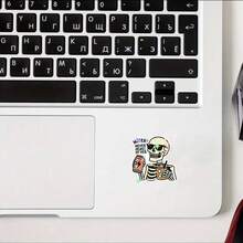 Water? Never Heard Of Her Skeleton Sticker -Water Bottle Sticker, Funny Stickers, Cute Stickers, Laptop Sticker, Stickers, Sticker For Laptop - Star Film - View 3