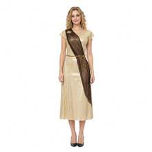 Adult Female Pharaoh Queen COS Set Ancient Egyptian Court Robe Halloween Party Cosplay Costume - Multicolor - View 11