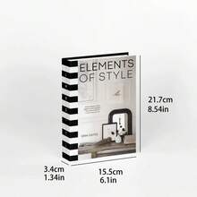 2/3Pcs Modern Minimalist Nordic Indoor Faux Book Decor For Showroom, Villa, Hotel Soft Furnishing, Desktop Ornament, Home Decoration - Decor Book - View 11